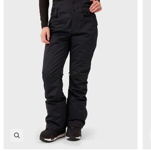 ROXY NWT Black Diversion Snow board Ski Pants $189 msrp Size M